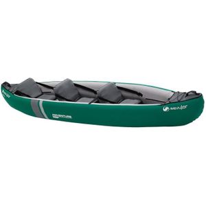 KAYAK Canoë-kayak gonflable SEVYLOR Adventure Plus - 3 places - Vert - Sièges amovibles et ajustables