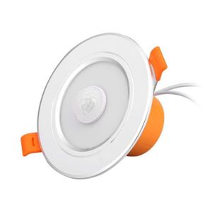 9 W Round 18 DEL Capteur infrarouge Downlight corps humain induction Plafonniers