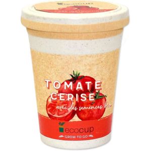 GRAINE - SEMENCE Ecocup, Tomate Cerise Certifiées Bio, Idée Cadeau 