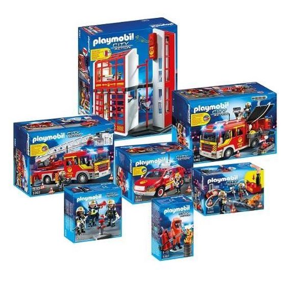 Forfatter bred Rug Playmobil - 5361 - Pompiers, Set complet - Cdiscount Jeux - Jouets
