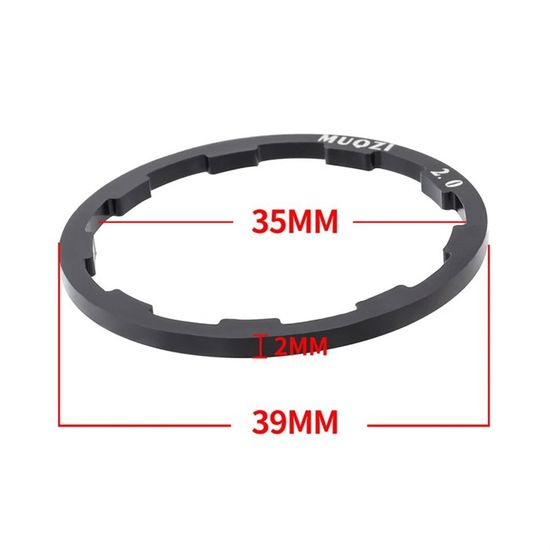 MUQZI Kit De Direction Pour Casque De Vélo - Capuchon De Potence En Alliage D'aluminium Avec Motifs Décoratifs - 8