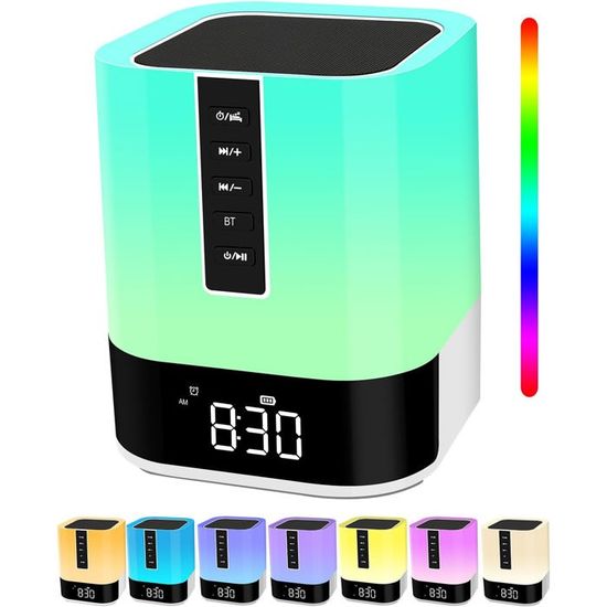 Enceinte Bluetooth SENSE Tactile Lumineuse - Avec Entrée SD Et Jack - NEUVE