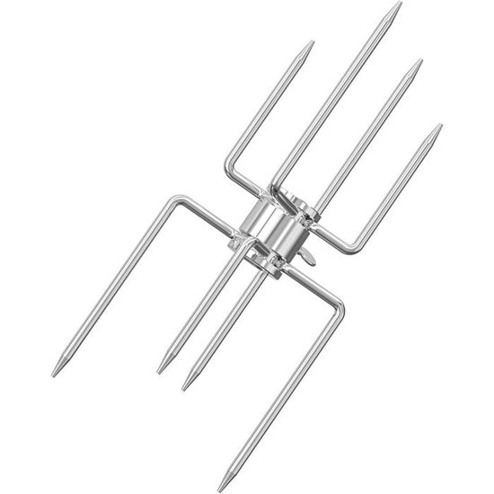 Onlyfire Fourchettes Tournebroche Barbecue - Kit 3 Fourchettes Pour Rotissoire Multifonction
