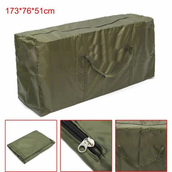 Sac De Rangement Pour Coussins De Jardin Silvotek - 210D Polyester, Imperméable | 173x76x51cm