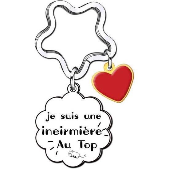 2 Pièces Porte Cle Infirmiere Avec Seringue Bonnet Et Stéthoscope