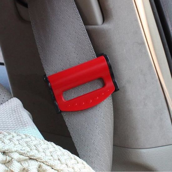Rouge - Sangles de ceinture de sécurité à 3 points, verrouillage d'urgence  pour voiture, nouveau, jaune - Cdiscount Auto