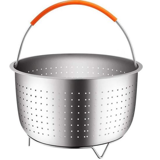 Panier Vapeur En Inox Pour Cuiseur à Riz - Cuisson Vapeur Légumes, Riz, Poisson - Compatible Micro-Ondes