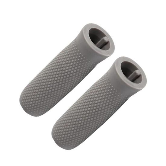 Lot De 2 Poignées De Guidon En Silicone Pour Trottinette Ninebot G30 Max – Confort Et Antidérapant – Noir - 4