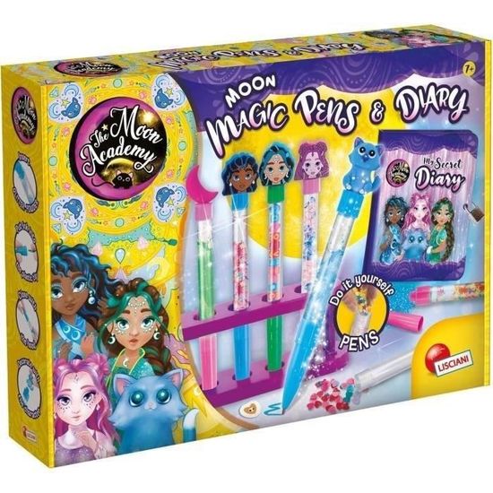 Kit Coiffure Créative Moon Academy - Extensions, Strass, élastiques, Perles, Pour Filles 7-12 Ans, Activité Manuelle Fun - 7