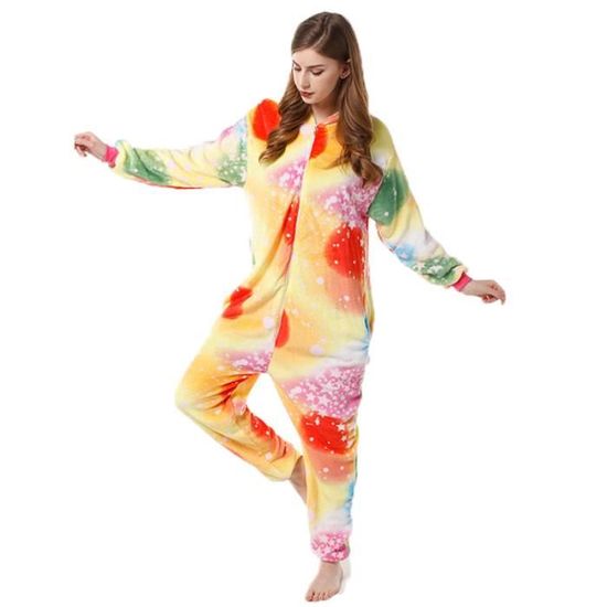Combinaison Pyjama Renne En Polaire – Homme Ou Femme, Avec Capuche – Chaud, Doux, Idéal Pour Noël Ou Cadeau – Taille Adulte/ado - 9