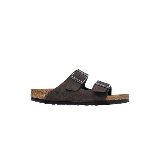 Sandales Cuir Unisexe PAYMA - Semelle Liège Anatomique, Deux Boucles