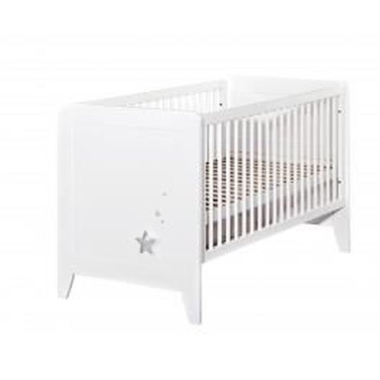 Lit Poudre D Etoiles 70 X 140 Cm Noukie S Cdiscount Puericulture Eveil Bebe