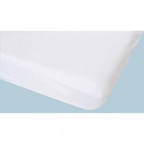 Protege matelas coton 80x200 cm MOLLETON imperméable pour lit à têtes et  pieds relevables, par Soleil d'ocre - Cdiscount Maison