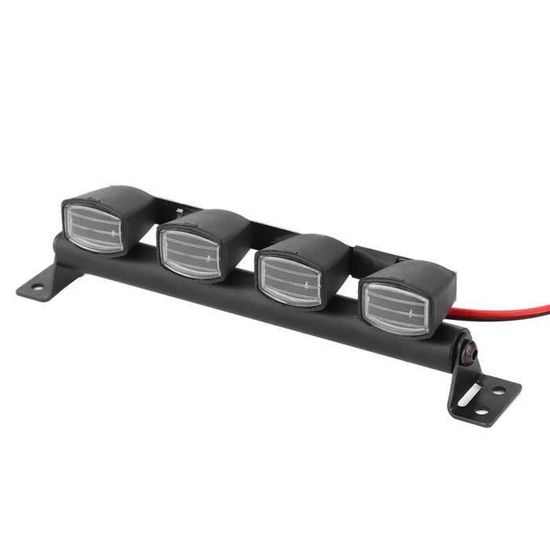 PORTE-BAGAGES DE TOIT Dolity RC 1:24 4 DEL barre lumineuse pour Axial SCX24 AXI00002 EUR 10,08
