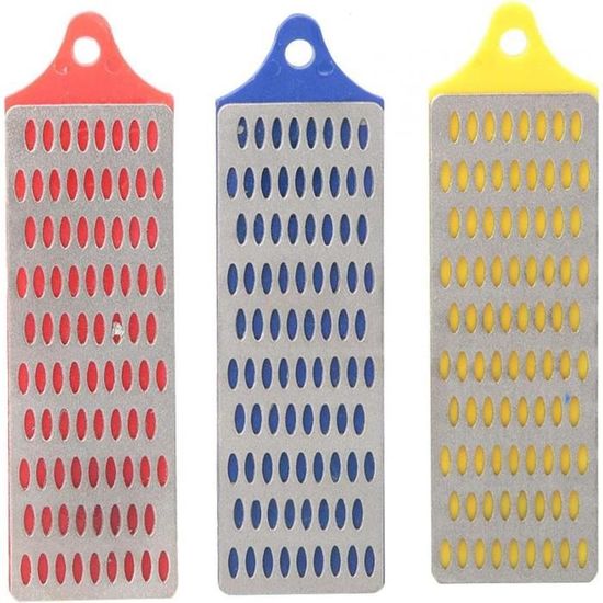 Set 3 Pierres à Affûter Diamant DMT - Pour Ski Et Snowboard, 70mm
