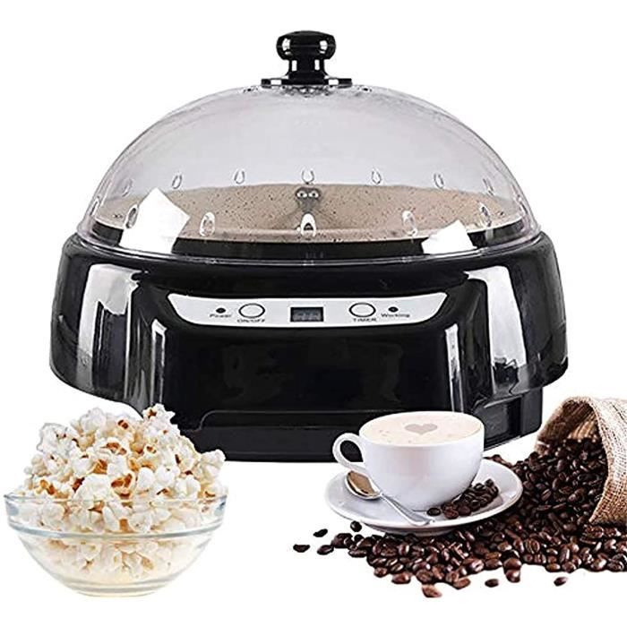 Torréfacteur à Café Électrique 1200W - Capacité 1500g - Poêle Antiadhésive - Température Réglable
