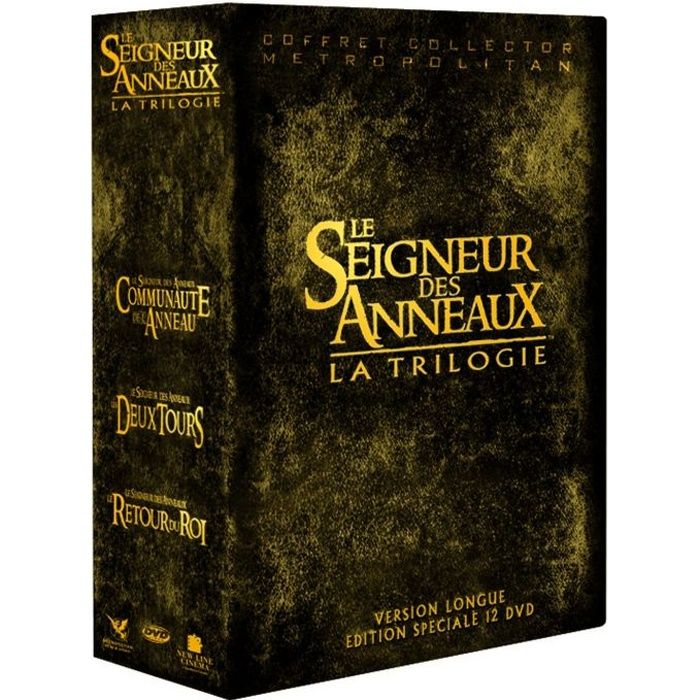 Dvd Coffret Le Seigneur Des Anneaux La Trilogie Version Longue Achat Vente Dvd Film Coffret Trilogie Le Seigneu Au Meilleur Prix Cdiscount