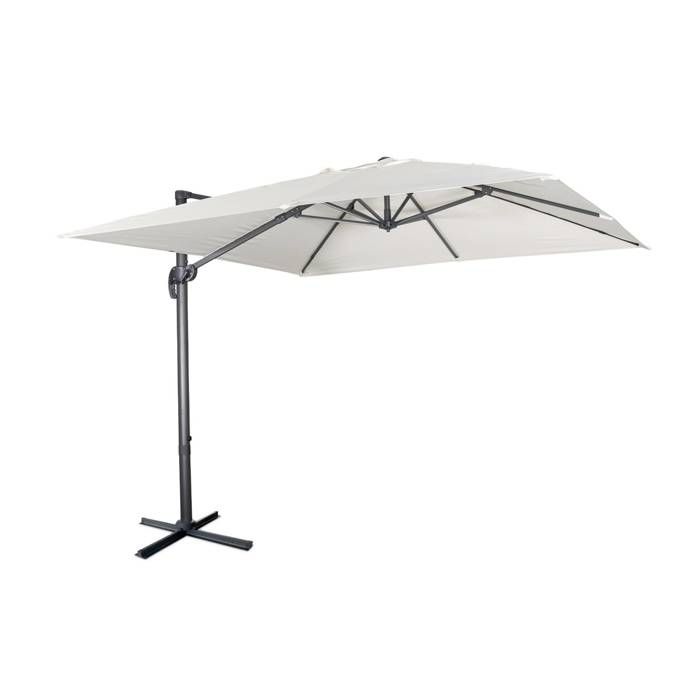 Falgos Parasol déporté carré 3x3m - écru