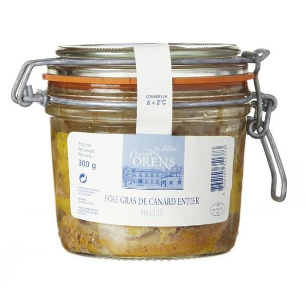 Foie gras de canard entier des Landes, 300gr