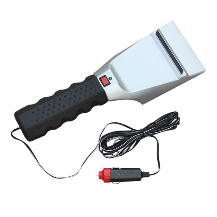 Neige Grattoir Voiture Electrique Chauffage Pelle à Glace Pare-Brise Outil de Déneigement pour Van Camion SUV 12V