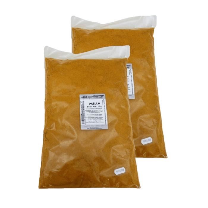 Bontout - Lot 2x Epices paëlla - Sachet 1kg
