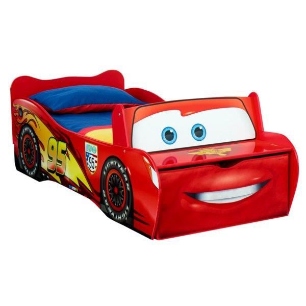 Pack complet Premium Lit Flash McQueen = Lit + Matelas & Parure + Couette + Oreiller Cars Disney