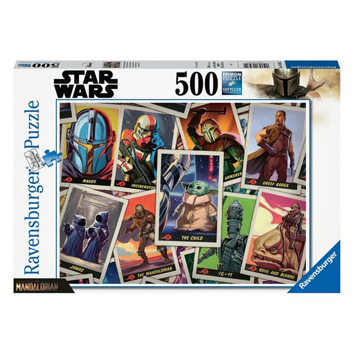 Puzzle 500 p - Baby Yoda / Star Wars Mandalorian