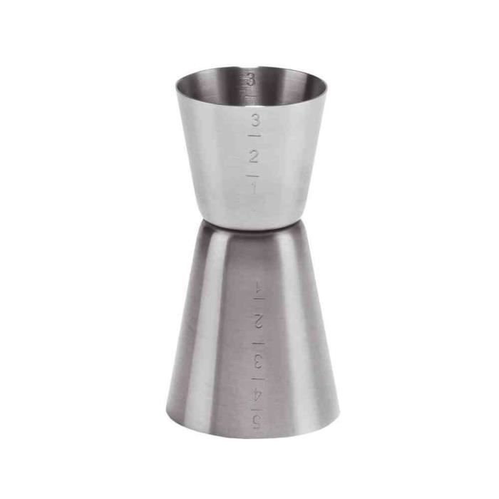 Doseur En Acier Inox Cocktail Mesure Alcool Jigger Single Double Verre Bar