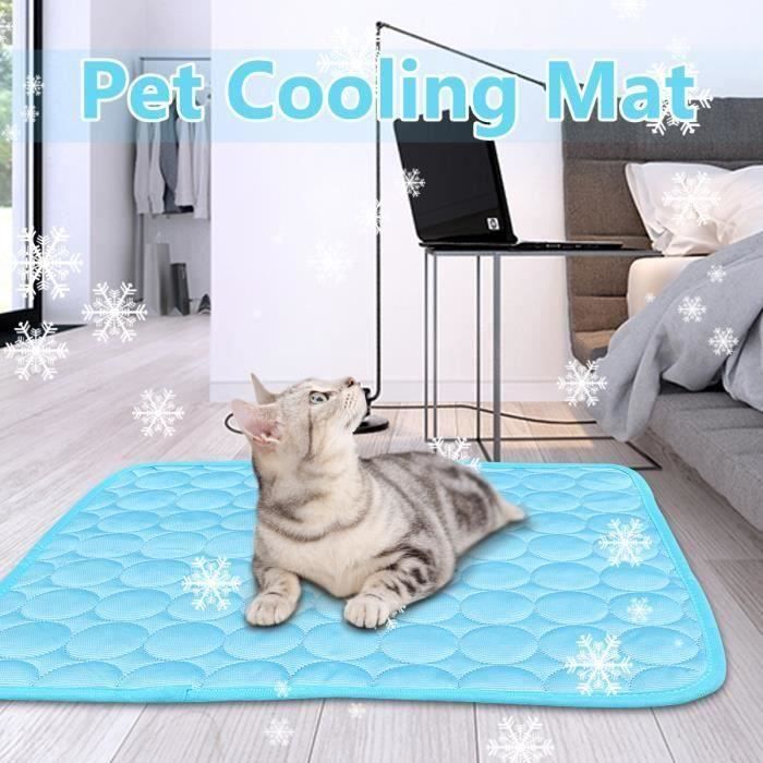 Portable Été Tapis Rafraîchissant Tissu Chien Chat Cool Confort 50X40CM Aw73258