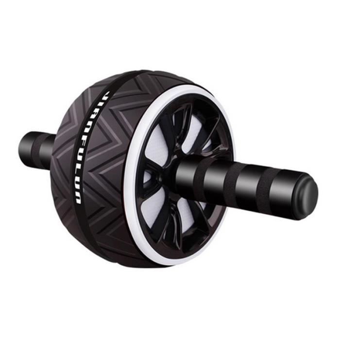 Roue Abdominale,Ab Roller Wheel,Roulette Abdominaux Exercice ,Roue de Fitness pour Musculation Sport Maison Materiel,Blance