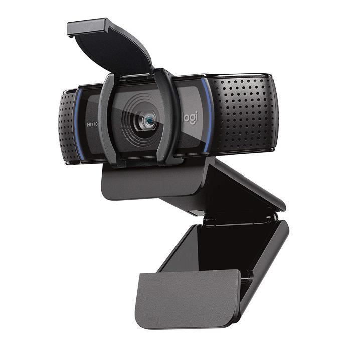 Webcams et Equipement VoIP Logitech C920s HD Pro Webcam, Appels et Vidéos Full HD 1080p, Deux Microphones Stéréo, Obtura 259865