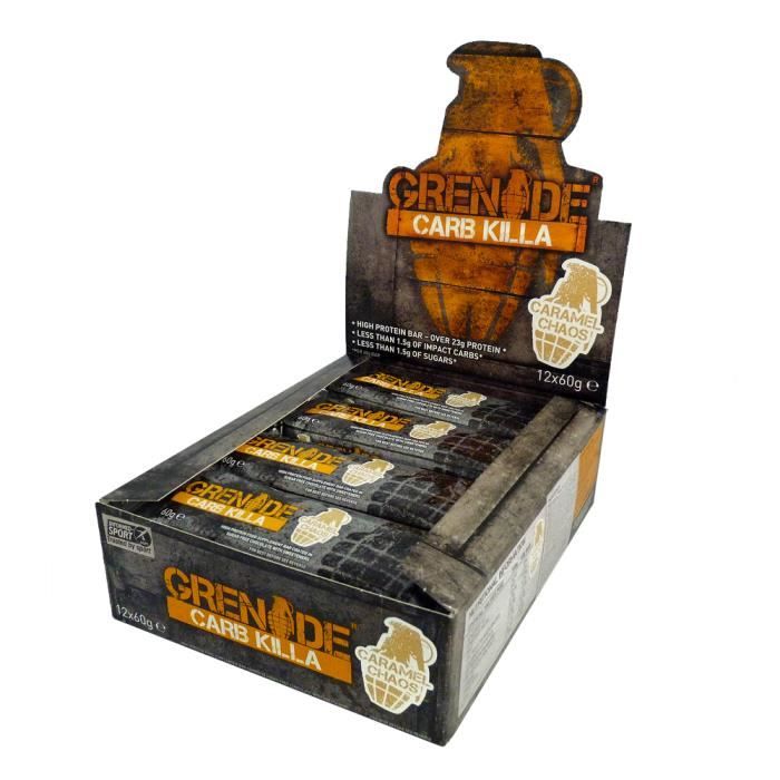 12 x Carb Killa Bar 60 g (Fudge Brownie)