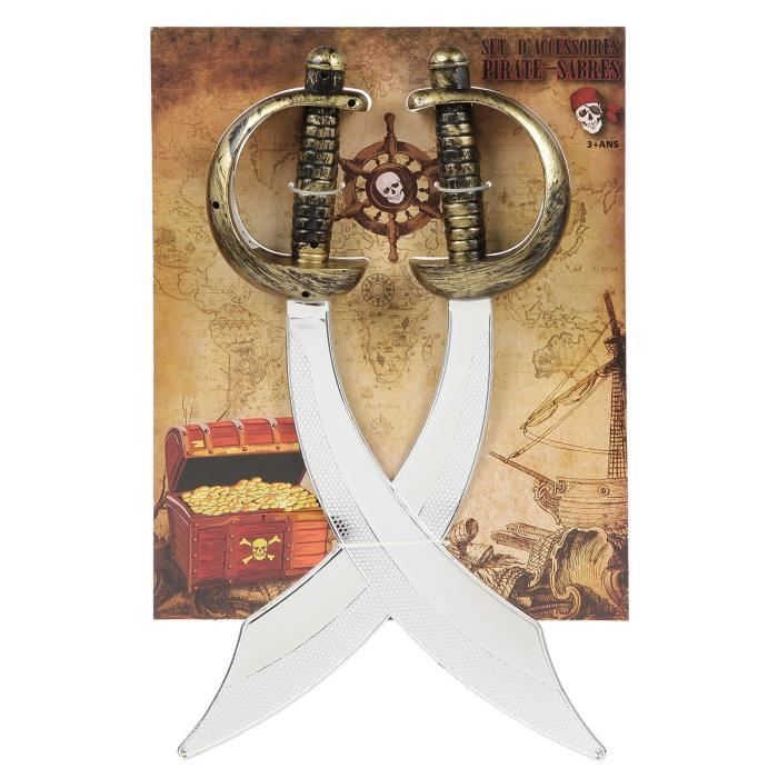 AMSCAN - Set d'accessoires Pirate - sabres