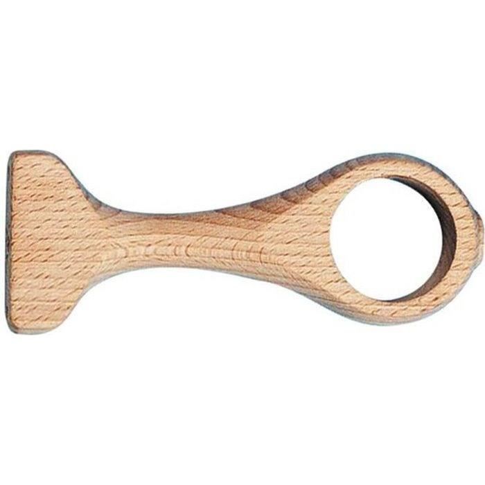 Support - D: 35 mm - monobloc long - hêtre brut