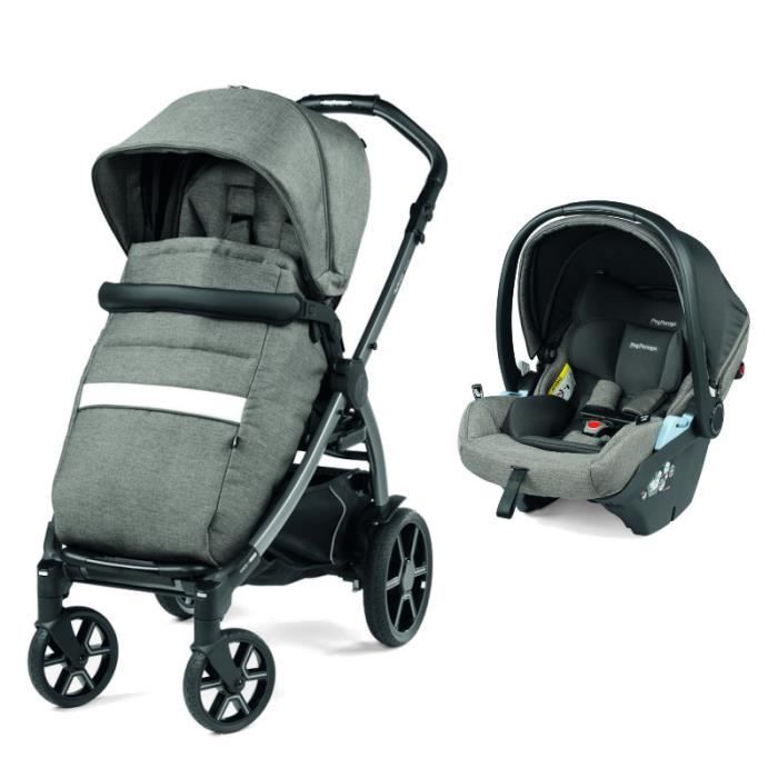 Poussette duo model Book Viaggio Lounge ISIZE CITY - Gris