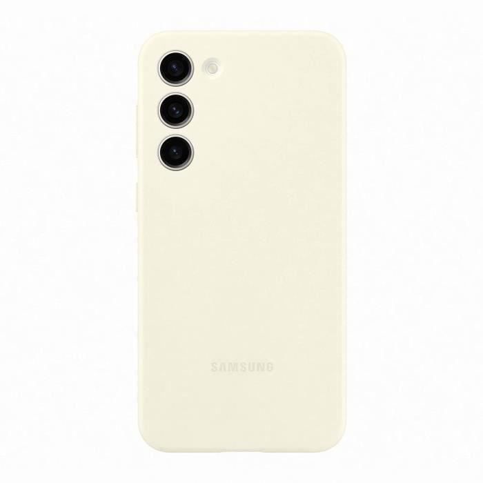 Coque Silicone SAMSUNG S23+ Crème