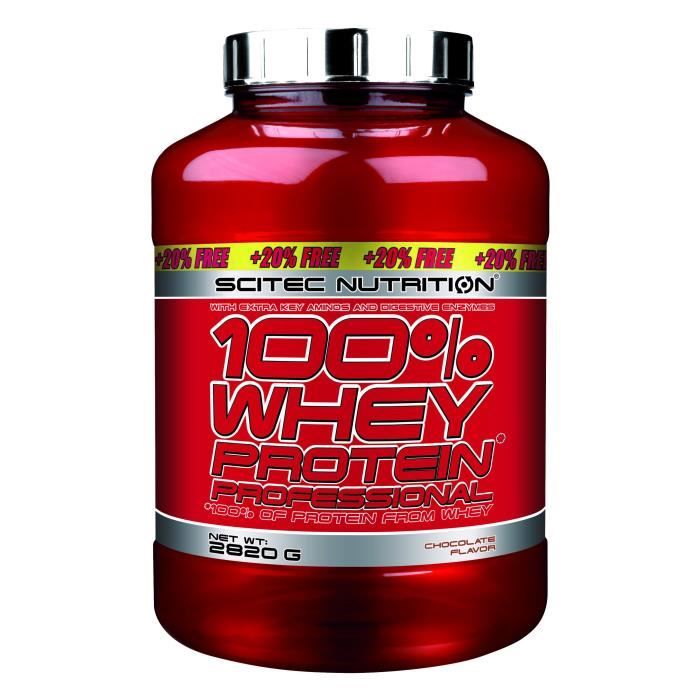100% Whey Protein Professional 2820g CHOCOLAT Edition 20% OFFERT - Musculation