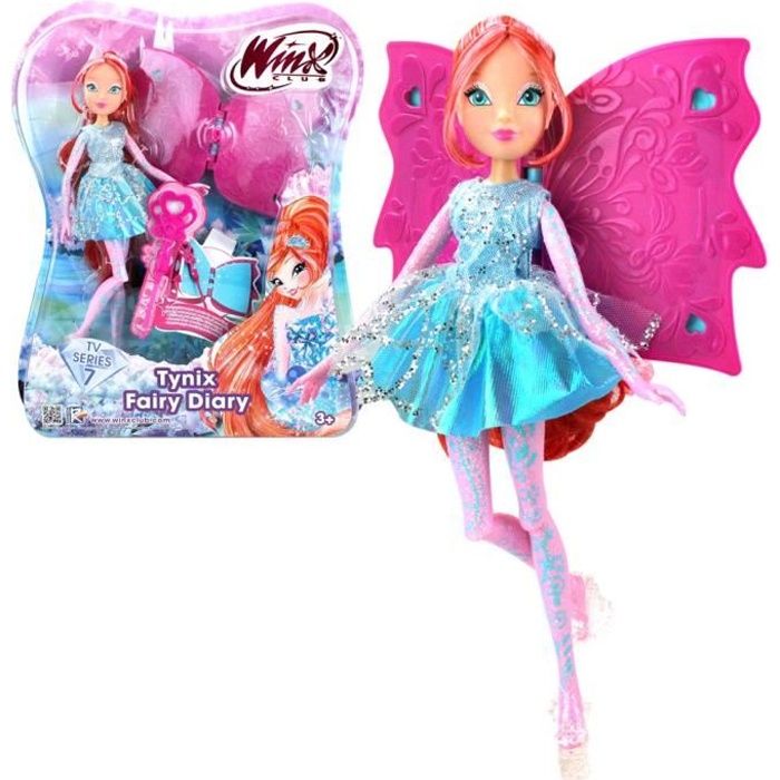 Bloom et le Journal Magique - Poupée Tynix Fairy - Winx Club - Saison Télé 7
