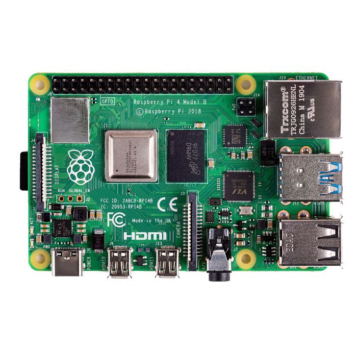 Ordinateur monocarte – Raspberry Pi – 4 Model B – 4 Go RAM – HDMI – USB – Ethernet