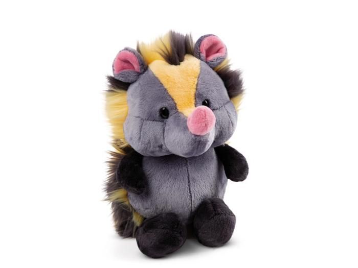 NICI Peluche Tenrec Terek 25cm – Amico Selvaggio Green, Morbido E Arrotolabile, Colore Grigio
