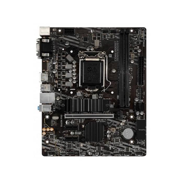 Carte mère MSI B460M PRO Intel B460 LGA 1200 2xDDR4 SDRAM 64 Go Micro ATX - Msi