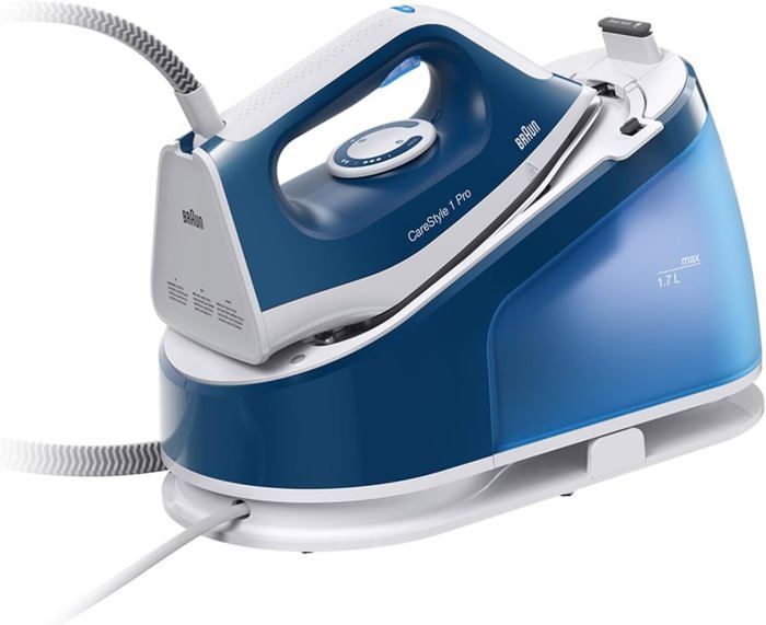 Braun CareStyle 1 Pro - Centrale vapeur compacte 3D FreeGlide pression vapeur élevée débit puissant - Braun