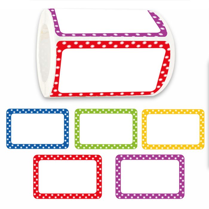 Bienmarquer - Étiquettes Autocollantes Personnalisées -Taille XS - 2x0,4 cm - Parfaites pour