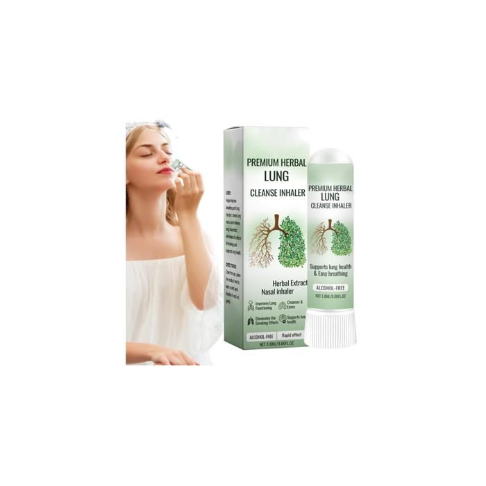 Mullein Nettoyant pulmonaire à base de plantes, purificateur de poumon, stylo diffuseur d'herbes, molène d'aromathérapie, purificateur des poumons, inhalateur, pour hommes et femmes (1,5 ml