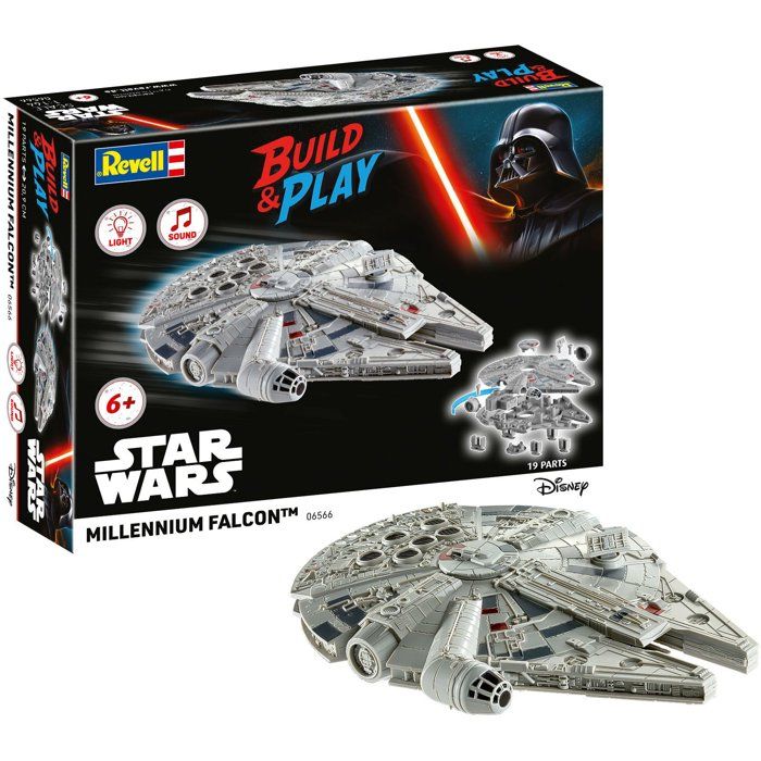 Maquette À Construire Revell Millennium Falcon Build & Play Sons Et Lumières Revell