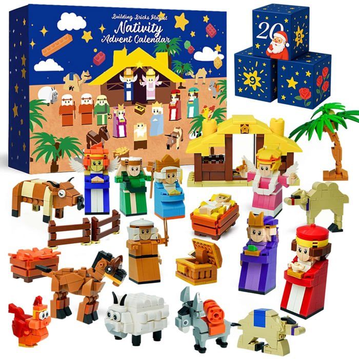 Calendrier de l'Avent 2025 Puzzle de Noël 1008 pièces pour enfants et