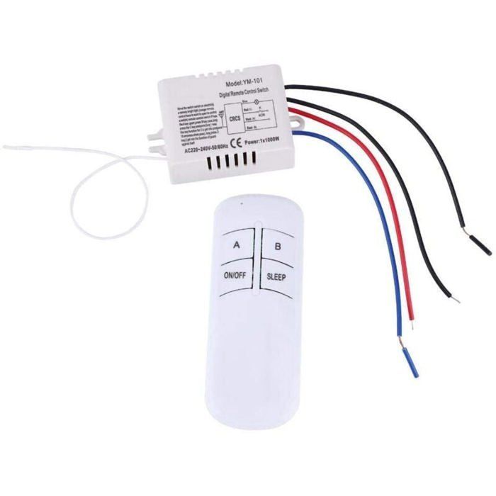 Variateur Lumineux Rotatif 220-240V - Pour Ampoules LED Gradables (3-25W) Et Halogènes (5-100W) - Réglage Progressif 0-100%, Protection Yeux