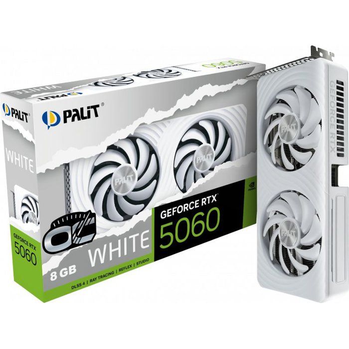 Palit White OC - RTX 5060 - 8Go - vue 1