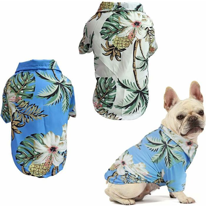T-shirt dété pour chien (grand)- Label