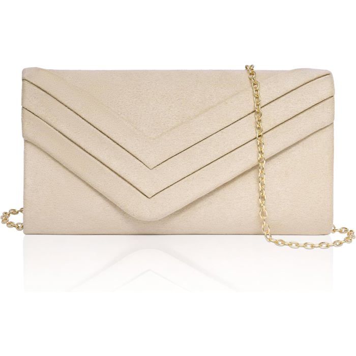 Sacs À Main Femme Daim Pochettes Et Clutches Avec Détachable Sac Bandoulière Femme